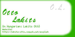 otto lakits business card