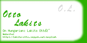 otto lakits business card